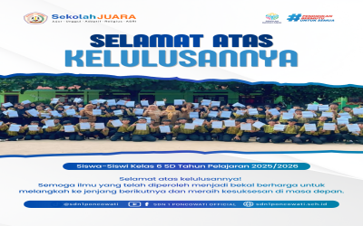 Selamat Atas Kelulusannya! Siswa-Siswi Kelas 6 SDN 1 Poncowati Siap Melangkah ke Jenjang Berikutnya
