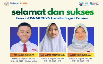 Tiga Siswa SDN 1 Poncowati Lolos OSN SD 2026 Tingkat Provinsi, Harumkan Nama Sekolah