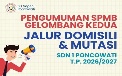 Pengumuman Hasil Seleksi Penerimaan Murid Baru Jalur Domisili dan Mutasi Tahun Pelajaran 2026/2027