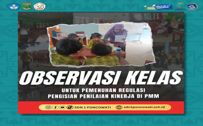 Pelaksanaan Observasi SD Negeri 1 Poncowati